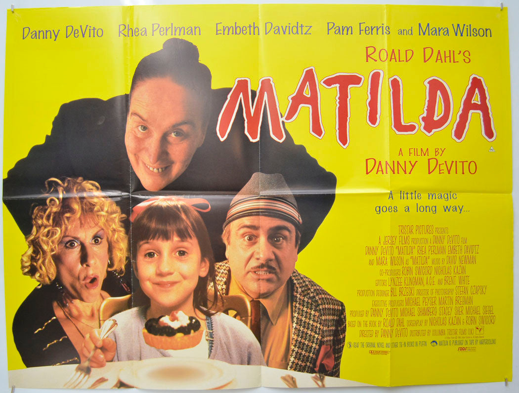 Matilda Original Quad Poster - Film Poster - Movie Poster