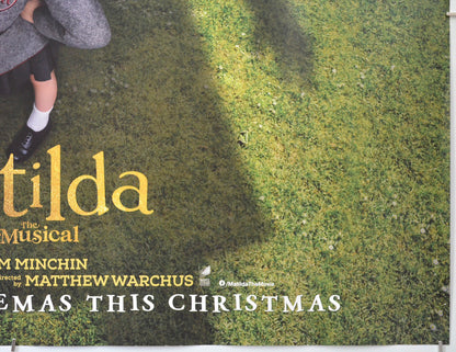 ROALD DAHL’S MATILDA THE MUSICAL (Bottom Right) Cinema Quad Movie Poster 