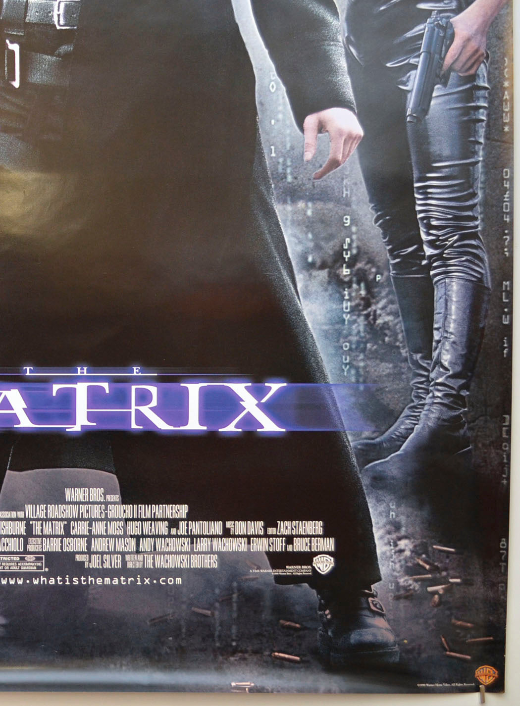 THE MATRIX (Bottom Right) Video Store One Sheet Poster 