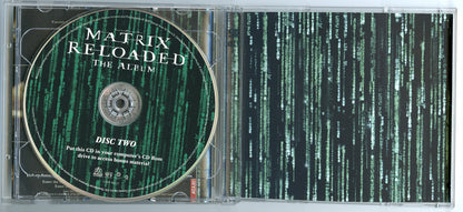 THE MATRIX RELOADED Original CD Soundtrack (Inside) 