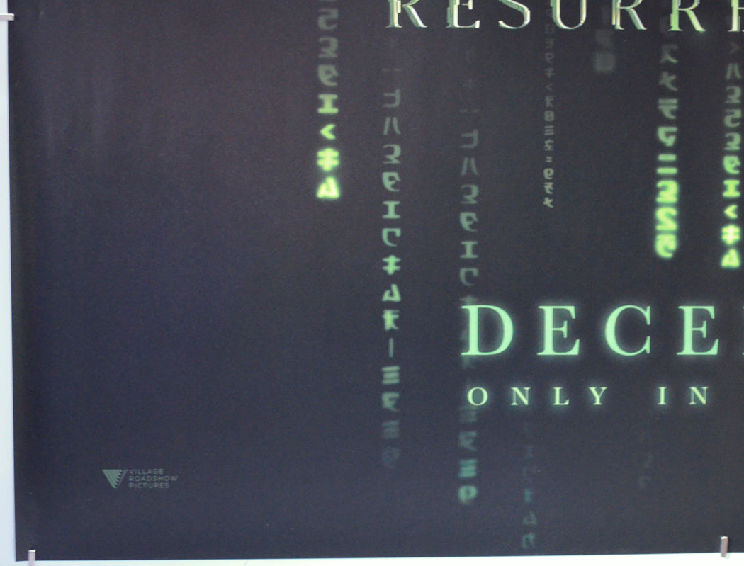 THE MATRIX RESURRECTIONS (Bottom Left) Cinema Quad Movie Poster 