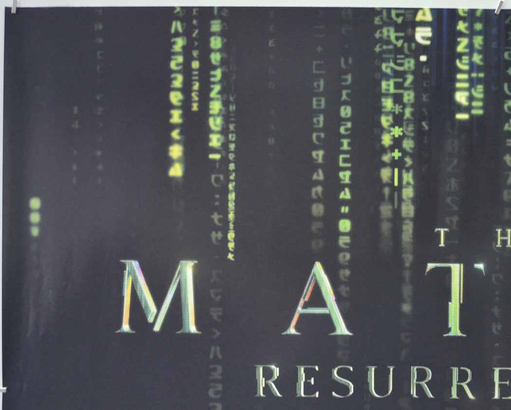 THE MATRIX RESURRECTIONS (Top Left) Cinema Quad Movie Poster 