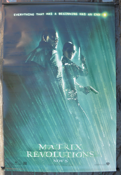 The Matrix : Revolutions - Original Cinema Banner - Film Banner - Movie Banner - Vinyl Banner 