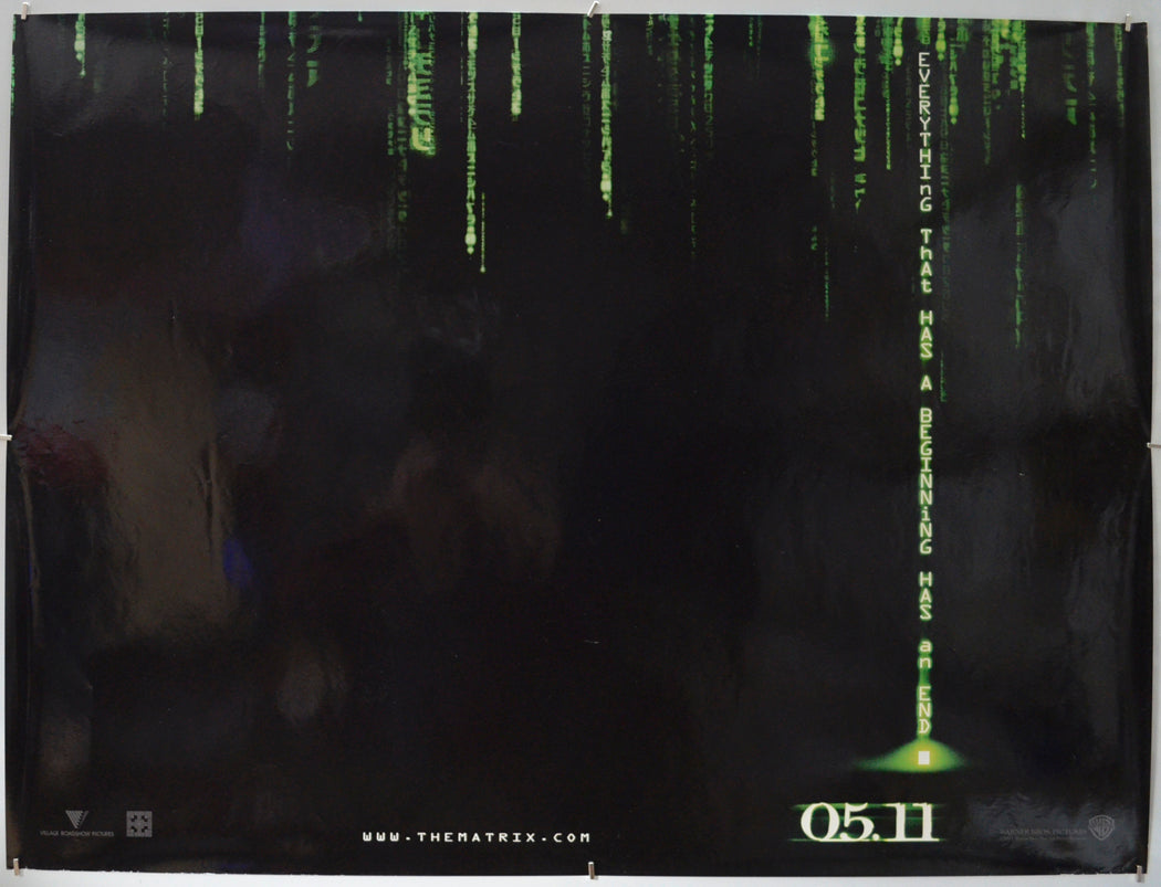 The Matrix Revolutions (Teaser / Advance Version) - Original Quad Poster - Film Poster - Movie Poster