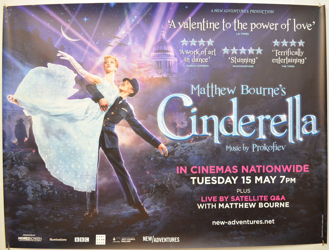 Matthew Bourne's Cinderella Original Quad Poster - Film Poster - Movie Poster