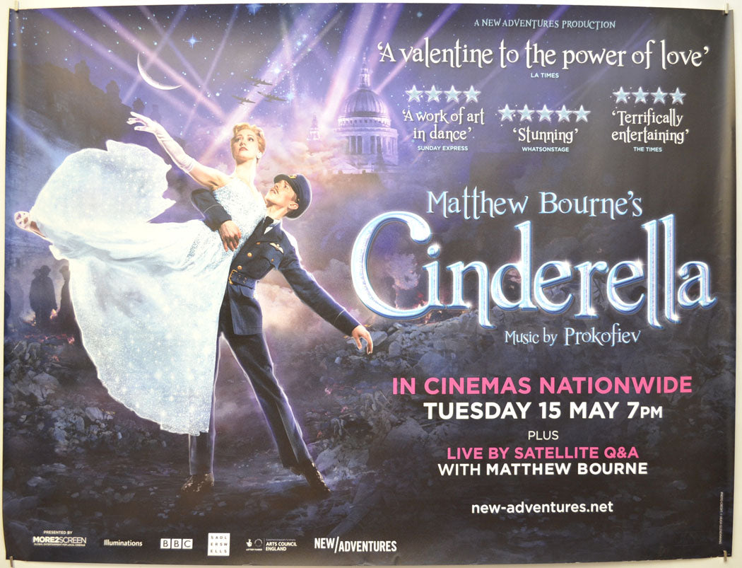 Matthew Bourne's Cinderella Original Quad Poster - Film Poster - Movie Poster