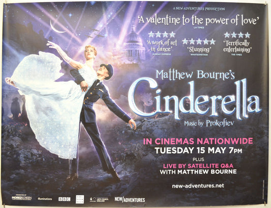 Matthew Bourne's Cinderella Original Quad Poster - Film Poster - Movie Poster