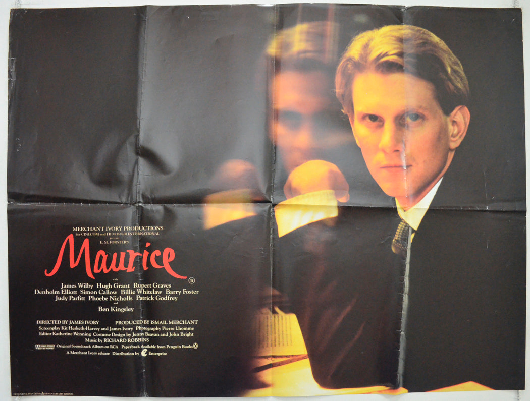 Maurice Original Quad Poster - Film Poster - Movie Poster  