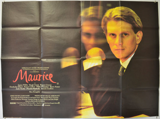 Maurice Original Quad Poster - Film Poster - Movie Poster  