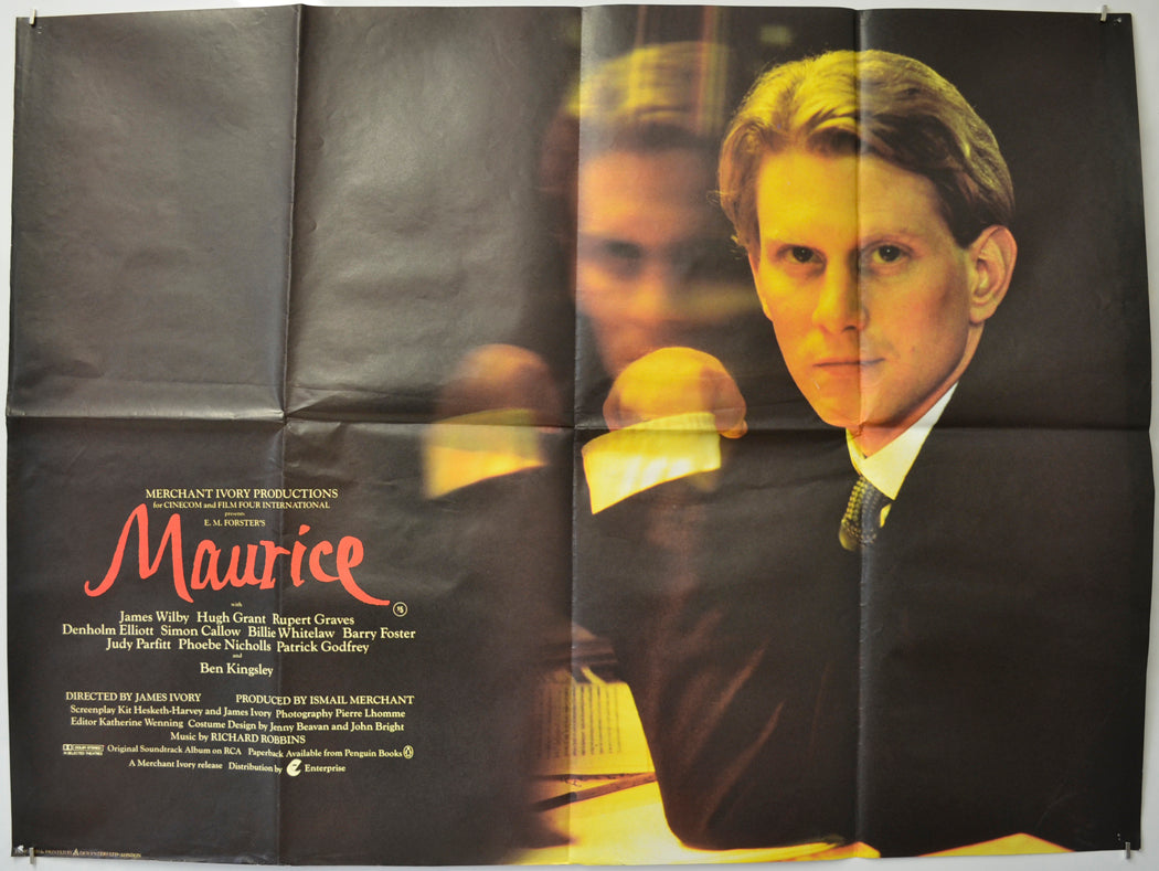 Maurice  Original Quad Poster - Film Poster - Movie Poster