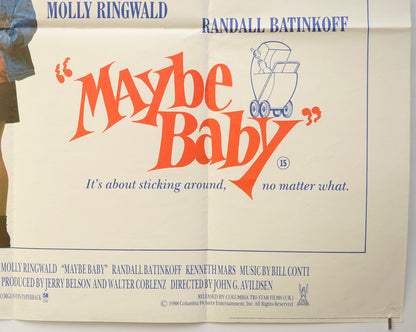 MAYBE BABY (Bottom Right) Cinema Quad Movie Poster 