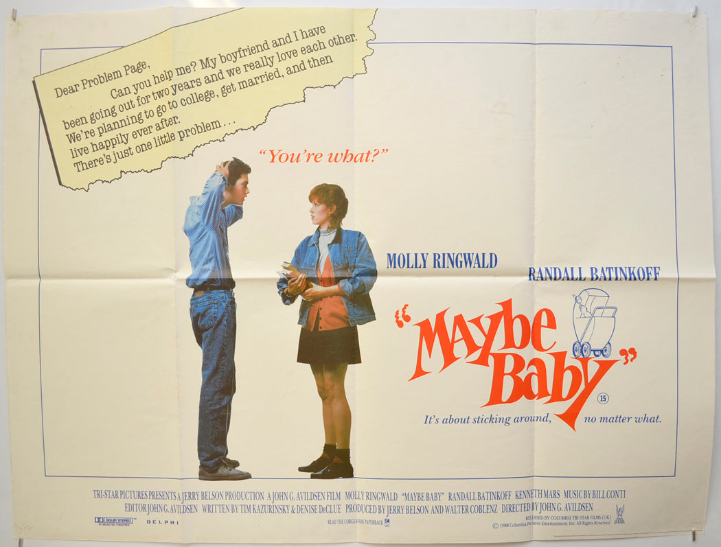 Maybe Baby Original Quad Poster - Film Poster - Movie Poster