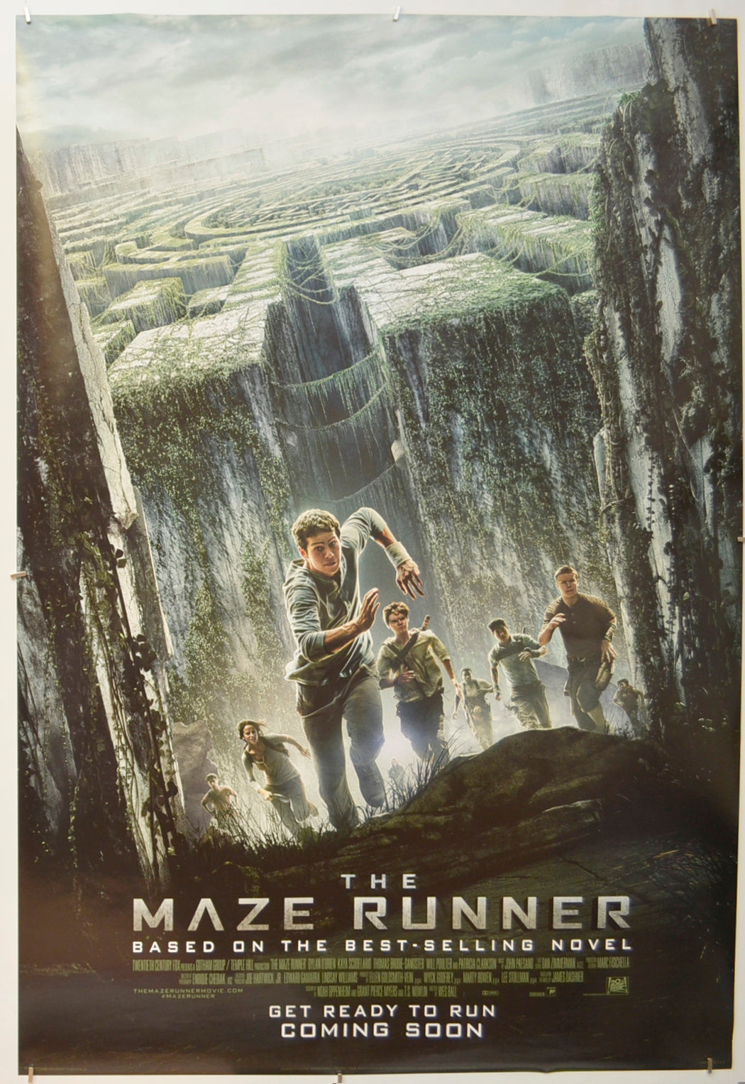 THE Maze Runner  (International One-Sheet Campaign B)   Original One Sheet Poster - Film Poster - Movie Poster