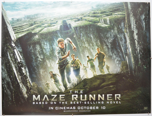 The Maze Runner  Original Quad Poster - Film Poster - Movie Poster