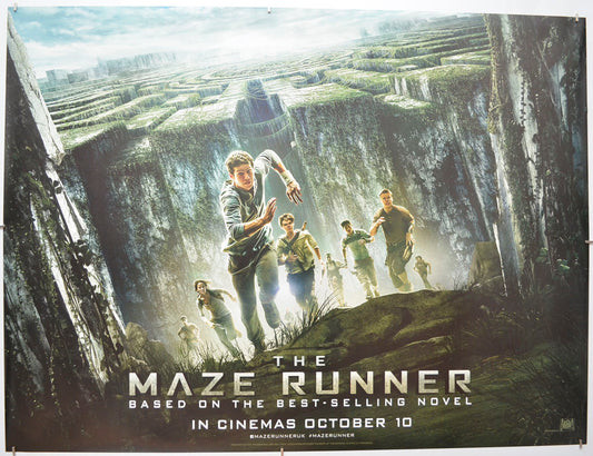 THE MAZE RUNNER  Original Quad Poster - Film Poster - Movie Poster