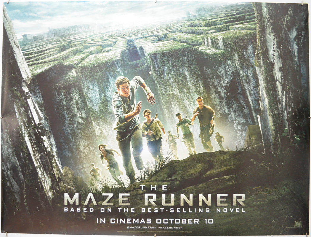 The Maze Runner Original Quad Poster - Film Poster - Movie Poster  