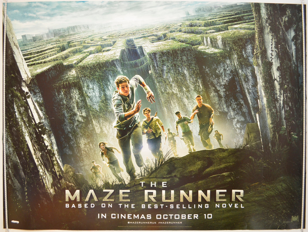 The Maze Runner  (Teaser / Advance Version)   Original Quad Poster - Film Poster - Movie Poster 