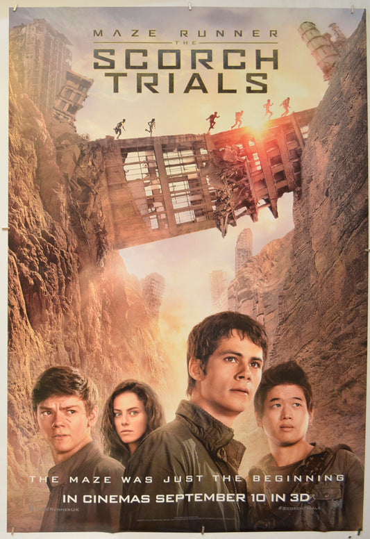 Maze Runner : The Scorch Trials  (Teaser / Advance Version)   Original One Sheet Poster - Film Poster - Movie Poster