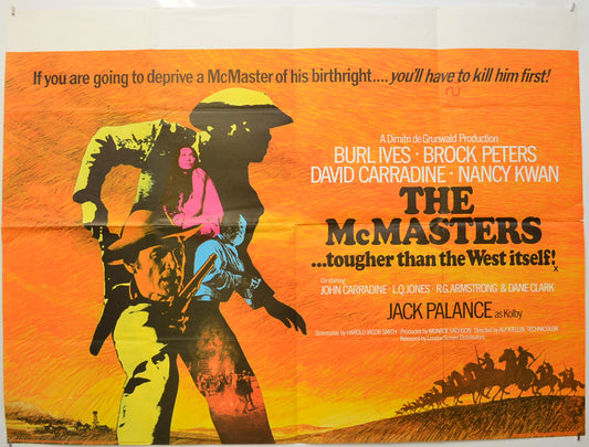 The McMasters  Original Quad Poster - Film Poster - Movie Poster