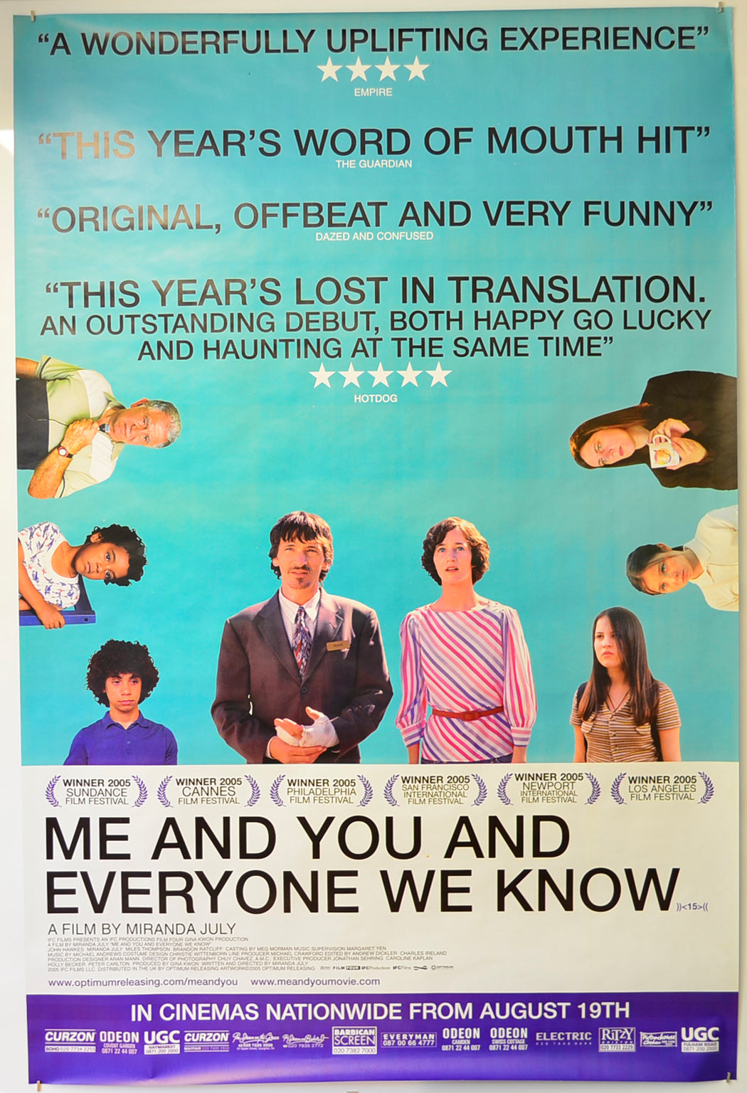 Me And You And Everyone We Know  Original British 4 Sheet Poster  - Film Poster - Movie Poster