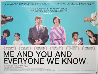 Me And You And Everyone We Know (Blue Background Version) Original Quad Poster - Film Poster - Movie Poster