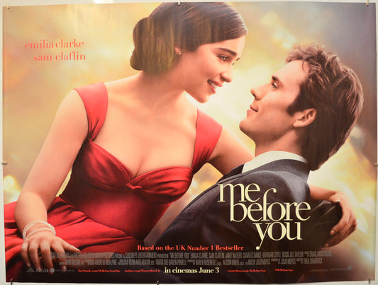 Me Before You  Original Quad Poster - Film Poster - Movie Poster