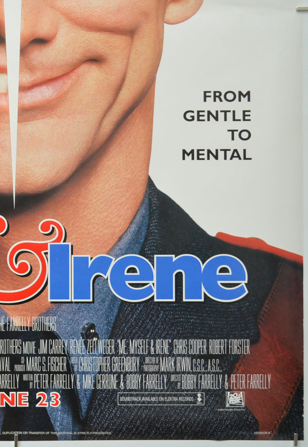 ME, MYSELF AND IRENE (Bottom Right) Cinema One Sheet Movie Poster 