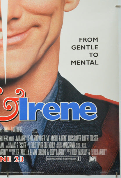 ME, MYSELF AND IRENE (Bottom Right) Cinema One Sheet Movie Poster 