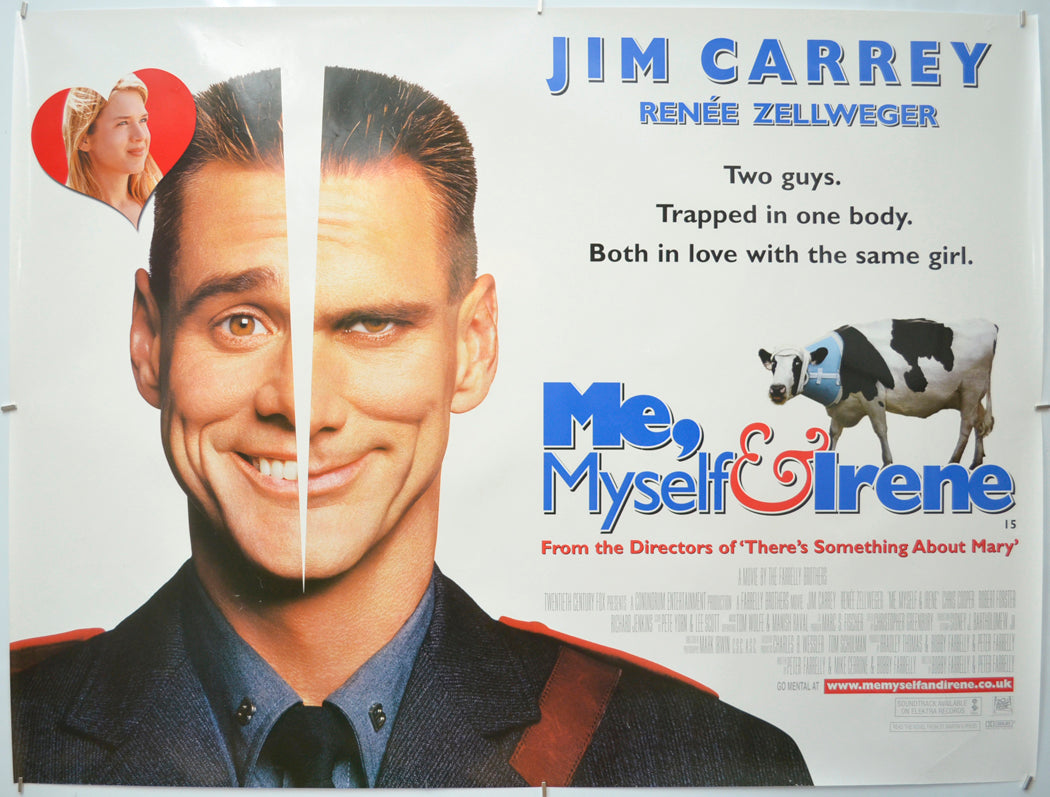 Me, Myself And Irene - Original Quad Poster - Film Poster - Movie Poster