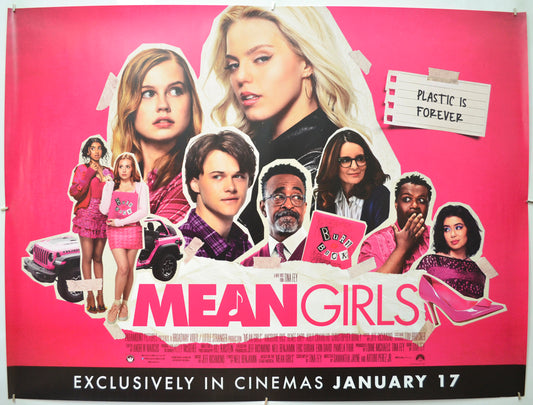 Mean Girls Original Quad Poster - Film Poster - Movie Poster 