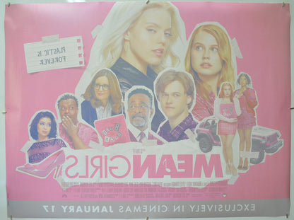 MEAN GIRLS (Back) Cinema Quad Movie Poster 