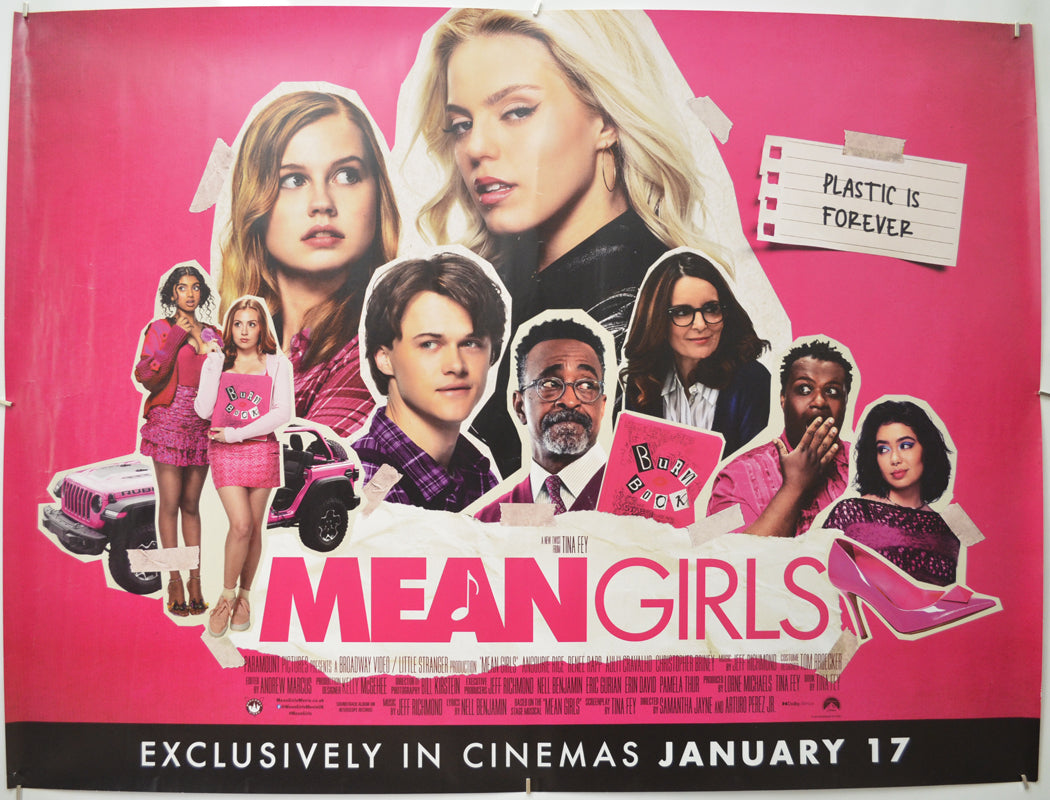 Mean Girls Original Quad Poster - Film Poster - Movie Poster 