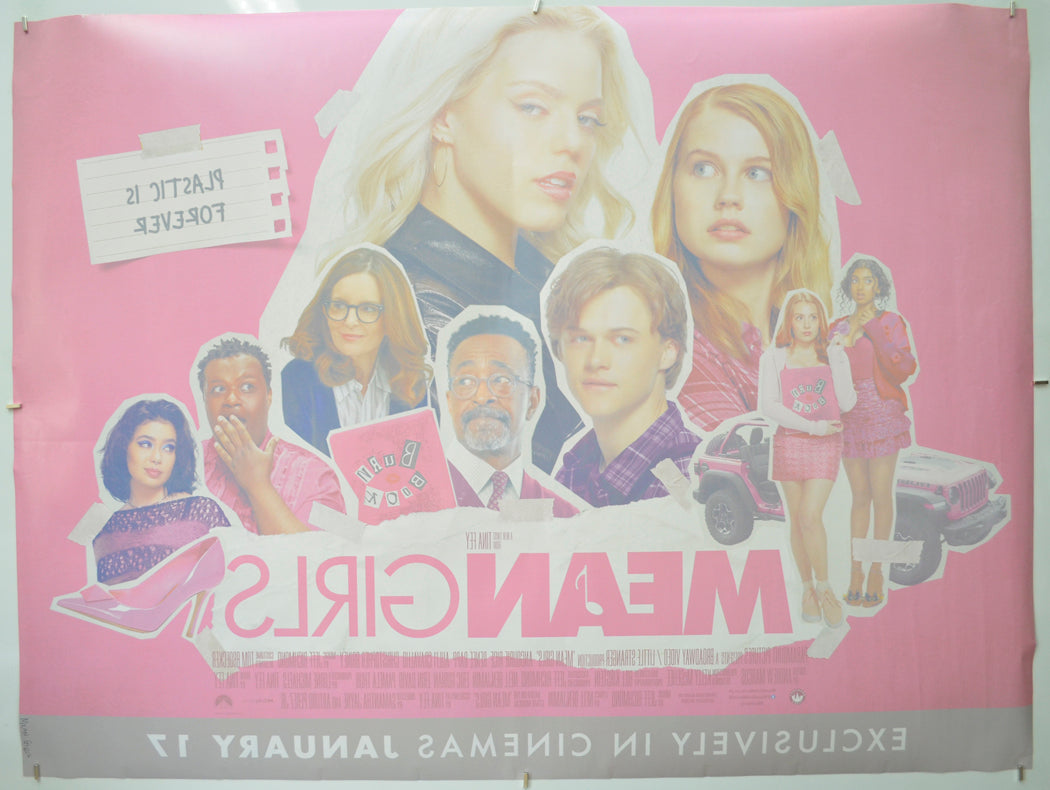 MEAN GIRLS (Back) Cinema Quad Movie Poster 