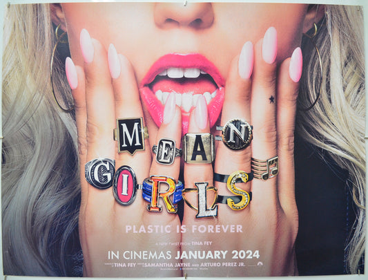Mean Girls (Teaser / Advance Version) Original Quad Poster - Film Poster - Movie Poster
