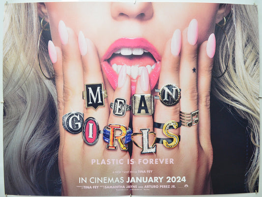 Mean Girls (Teaser / Advance Version) Original Quad Poster - Film Poster - Movie Poster 