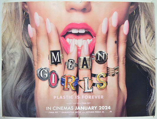 Mean Girls (Teaser / Advance Version) Original Quad Poster - Film Poster - Movie Poster 