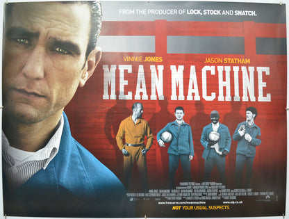 Mean Machine  - Original Quad Poster - Film Poster - Movie Poster