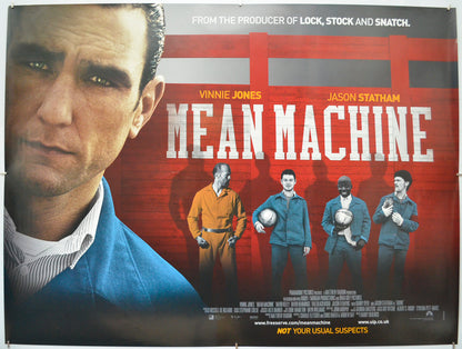 Mean Machine - Original Quad Poster - Film Poster - Movie Poster