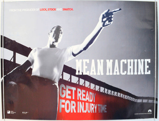 Mean Machine  (Teaser / Advance Version)   Original British Quad Poster - Film Poster - Movie Poster 