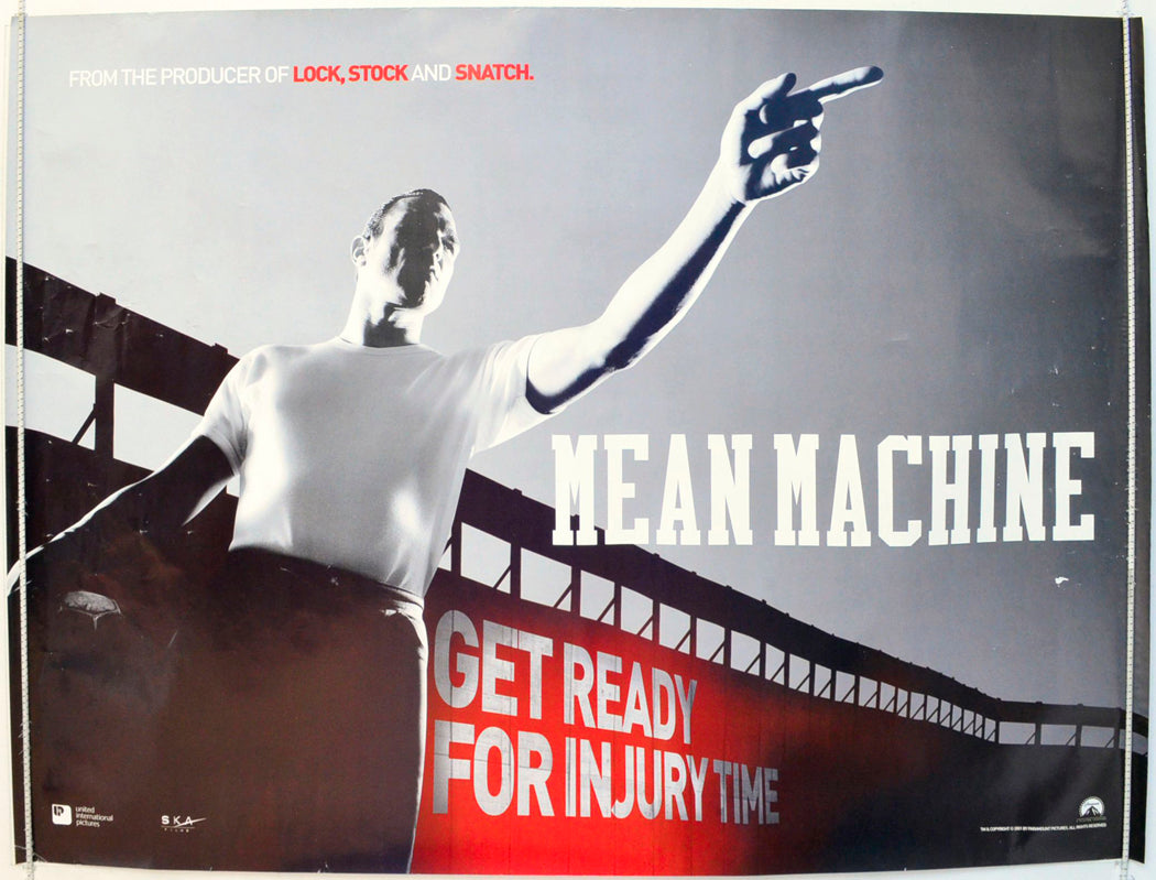 Mean Machine  (Teaser / Advance Version)   Original British Quad Poster - Film Poster - Movie Poster 