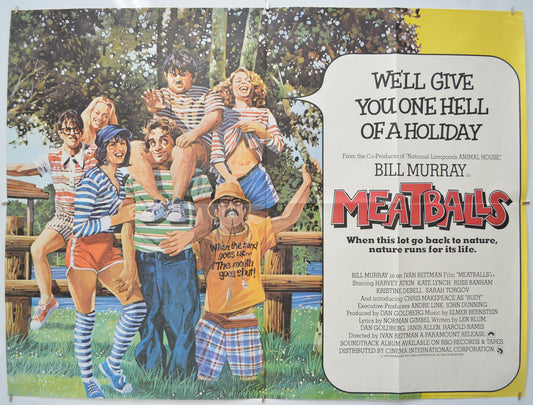 Meatballs Original Quad Poster - Film Poster - Movie Poster