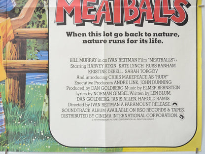 MEATBALLS (Bottom Right) Cinema Quad Movie Poster 