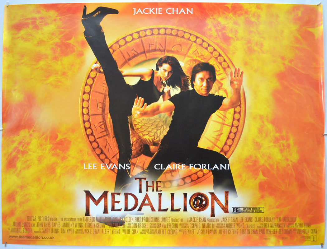 The Medallion Original Quad Poster - Film Poster - Movie Poster