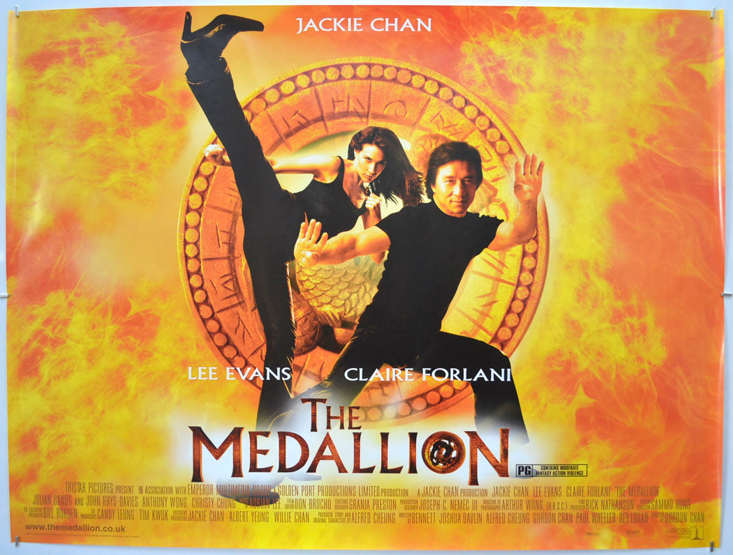 The Medallion Original Quad Poster - Film Poster - Movie Poster