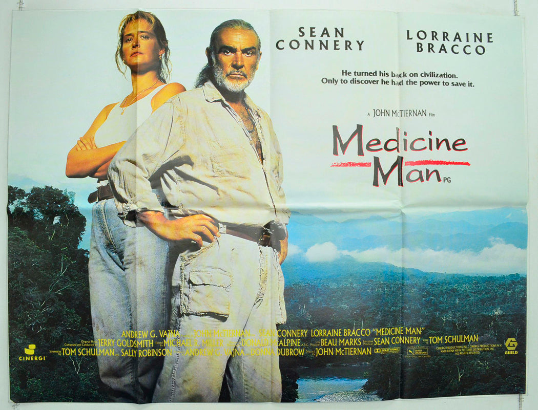 Medicine Man Original British Quad Poster - Film Poster - Movie Poster 