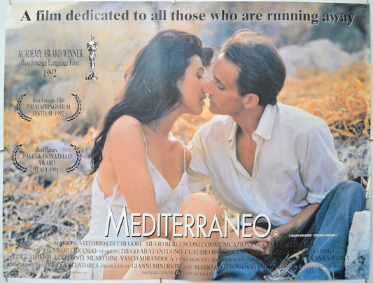 Mediterraneo (Academy Award Winner Best Foreign Language Film 1992) Original Quad Poster - Film Poster - Movie Poster