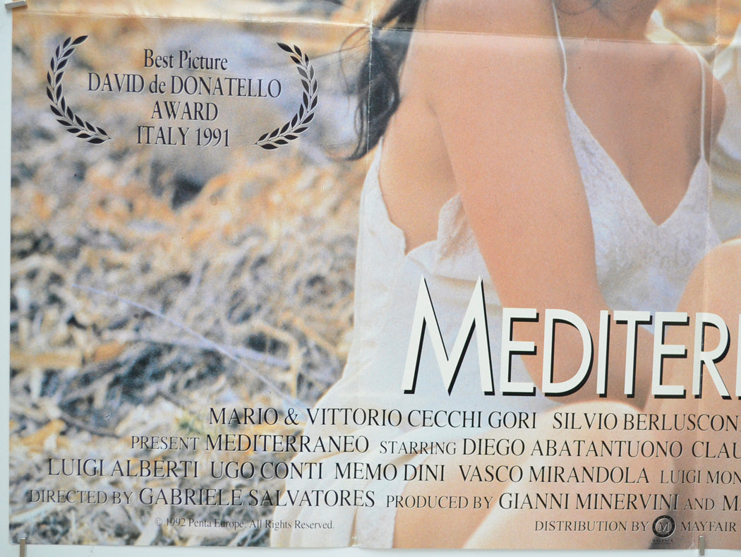 MEDITERRANEO (Bottom Left) Cinema Quad Movie Poster 