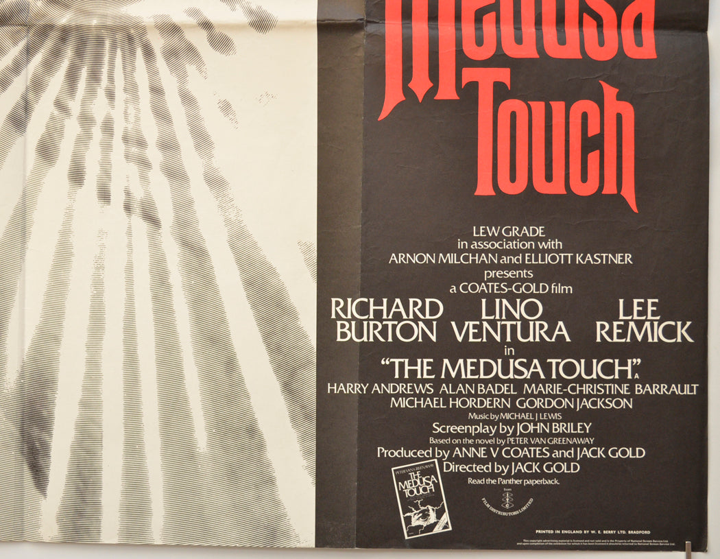 THE MEDUSA TOUCH (Bottom Right) Cinema Quad Movie Poster 