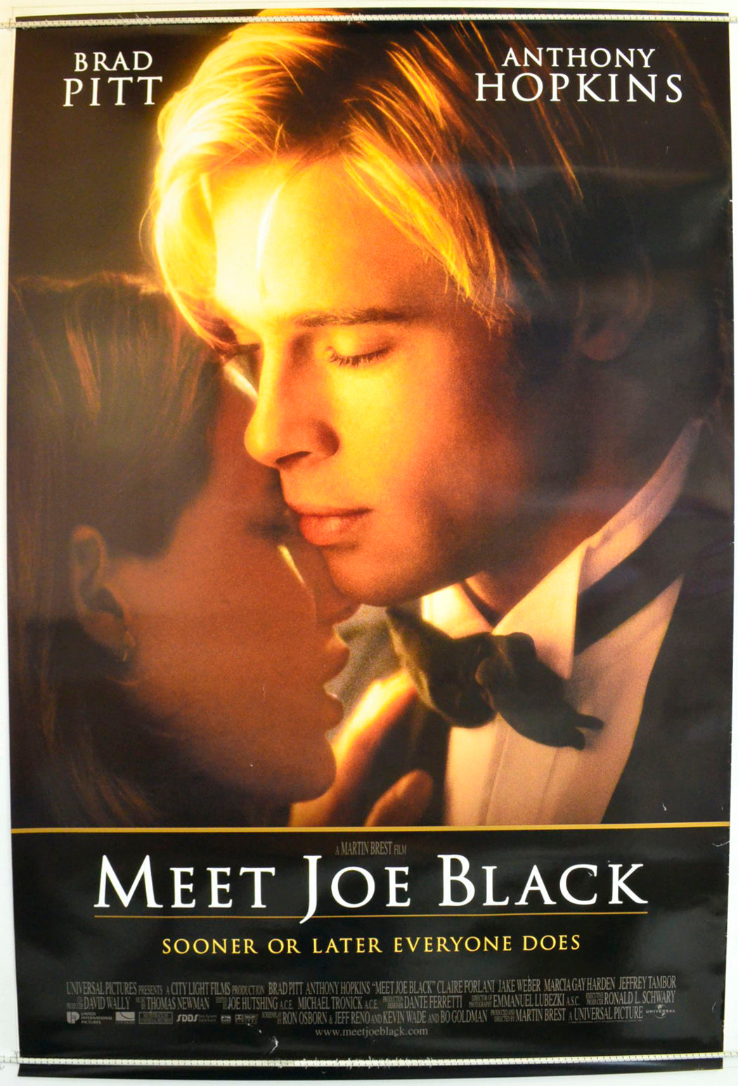 Meet Joe Black Original One Sheet Poster - Film Poster - Movie Poster 