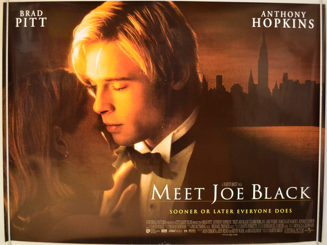 Meet Joe Black  Original Quad Poster - Film Poster - Movie Poster